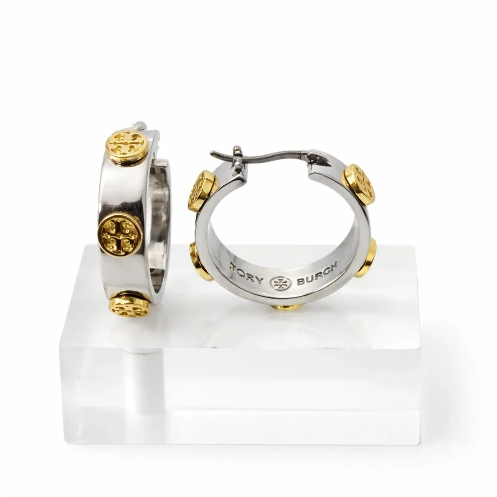 Tory Burch polished hoop